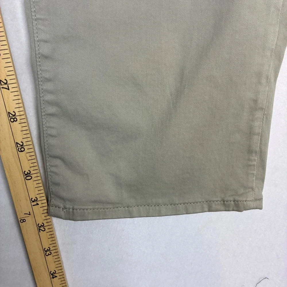 Mavi Zach Straight Leg Men 38x32 Sage Green Twill Stretch Cotton Pants New